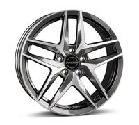 Borbet Z Jante 7,5 x 18 ET43 5 x 112 compatible avec Audi A3 A6 A8 Q2 S3 SQ2 TT