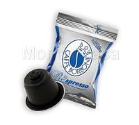Borbone 50 Capsules de Café Mélange Bleu pour Nespresso De Longhi Krups Pixie