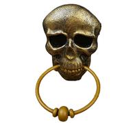 Borchers des yeux brillants Door Skull - Sonnette du crâne d'Halloween | Cloche de contrôle tactile | Coupée de porte parlant pour la maison hantée | Accessoires d'Halloween effrayants | Fête