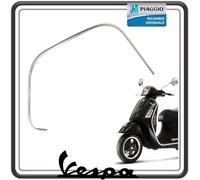 Bord bord bouclier chromé avant côté gauche pour Piaggio Vespa GTS 125-200 - 250-300 - Vespa GTV 125 200 250 300 - Vespa GT 125 200 250 300 d'origine Piaggio.