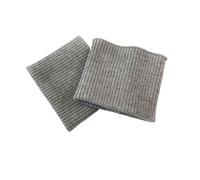 Bord Cote Pull en coton épais et extensible 2 * 2, tricot, bras, manchettes, jambes, Jersey côtelé, tissu de garniture for manteau en duvet Poignets CôTeléS (Color : Light Gray, Size : 7.5cmX9.5cm)