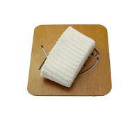 Bord Cote Tissu tricoté côtelé en acrylique, 7x75cm, 1 pièce, fabrication de poignets sur les manches, accessoires de couture extensibles for sweat-shirt, col inférieur Poignets CôTeléS (Color : Whit