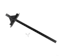 Bord de guidage de scie circulaire avec échelle pour DC390K DW936 DCS391B - Outil de coupe de précision en métal pour clôture de 272 mm pour le travail du bois (guide de 11 mm)