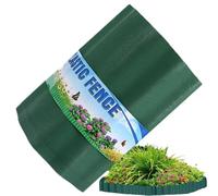 Bord de jardin - Clôture pour bordure de jardin 10 x 9 cm, bord pour parterres de fleurs, bords pour clôture sans creux, bords faciles à installer résistants aux agents atmosphériques pour parterres