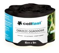 Bord de jardin ondulé 10cm x 9m noir