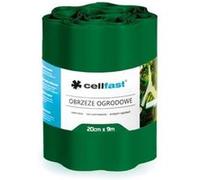 Bord de jardin ondulé 20cm x 9m Cellfast vert foncé Vert G