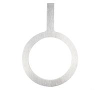 Bord de thé au lait en acier inoxydable pour joint de thé au lait rôti, couvercle de tasse anti-brûlure, accessoire de cuisson portable, outil de thé léger, tasse à thé argentée pour bague, théière au