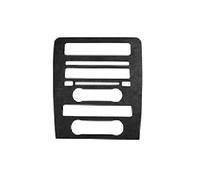 Bord Décoratif Autocollant Pour Ford Pour Mustang 2010-2014 Daim Fluff Dashbaord Radio Panneau D'air Décoration Cadre Accessoires Intérieurs(Noir)