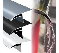 Bord D'égouttement En Aluminium D'avant-toit De Maison, Bande De Moulage | Facile à couper et à installer, moulage de déflecteur d'eau de pluie extérieur(White 1m,30mm)