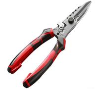 Bord en acier trempé de 20,3 cm antidérapant dentelé en acier trempé | Bords en acier trempé, coupe précise des fils, tôle, coupes propres à chaque fois