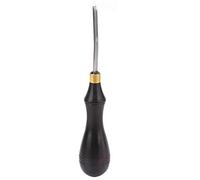 Bord en Cuir Chanfrein en Acier Inoxydable Artisanat Chanfrein de Bord Coupe Biseautage en Cuir Outil de Skiver pour Bricolage Maroquinerie(1,3 mm)