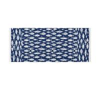 Bord en dentelle pour lave-linge, sèche-linge, housse supérieure avec sac latéral robuste pour machine à laver, tapis anti-poussière pour machine à laver, micro-ondes, réfrigérateur 130 x 55,9 cm