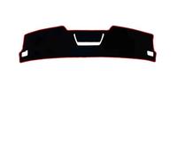 Bord Tapis De Tableau Housse De Tableau Bord Voiture, Protection Contre La Lumière, Pare-Soleil, Tapis pour Dashing 2022 2023 2024 Pare-Soleil(Right Hand Red Edge)