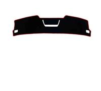 Bord Tapis De Tableau Housse De Tableau Bord Voiture, Protection Contre La Lumière, Pare-Soleil, Tapis pour Dashing 2022 2023 2024 Pare-Soleil(Left Hand Red Edge)