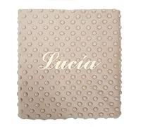 Borda y más Couverture bébé personnalisée avec nom brodé. Dimensions: 80 x 110 cm. Toucher Velours - Couleur - Cadeaux pour bébés Nouveaux-né