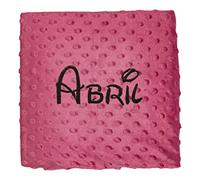 Borda y más Couverture bébé personnalisée avec nom brodé. Dimensions: 80 x 110 cm. Toucher Velours - Framboise vin - Cadeaux pour bébés Nouveaux-né