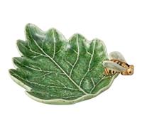 Bordallo Pinheiro Country Leaves Feuille de chêne avec abeille 14 cm