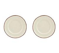 BORDALLO PINHEIRO Set de 2 Assiettes à Dessert Noix de Coco