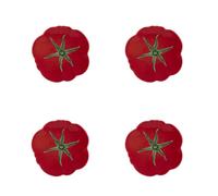 BORDALLO PINHEIRO Set de 4 assiettes à pain aux tomates Rouge G