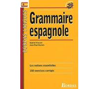 Bordas langues : Grammaire espagnole