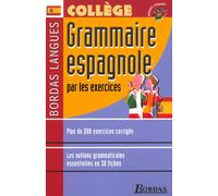 Bordas Langues - Grammaire espagnole par les exercices - Maïte Jégoux - Bordas - broché - Scolaire / Universitaire