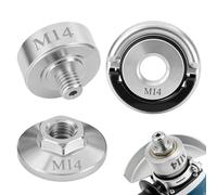 BORDEAG Adaptateur X-LOCK Vers Filetage M14, Kit Adaptateur X-Lock Pour Meuleuses D'Angle, Conversion Et Changement D'Outils, Forets Diamantés, Acier Inoxydable