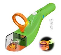BORDEAG Attrape Insectes Vivants avec LED et loupe - Attrape araignée et Attrape Insecte pour Enfants, aspirateur Insectes pour Papillons, coléoptères et araignées