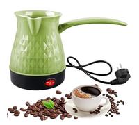 BORDEAG Cafetière Électrique Turque, 500 ml Vert, Acier Inoxydable, Idéale pour Maison et Bureau