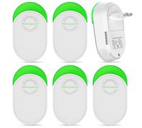 BORDEAG Économiseur d'Énergie, 6 Pack 90~250V Dispositif d'Économie d'Énergie, 28000W Économiseur d'Énergie Domestique, Boîte d'Économie d'Électricité Domestique Prise Électrique Intelligente(EU)