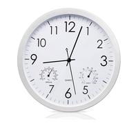 BORDEAG Horloge de jardin résistante aux intempéries - Horloge de jardin d'extérieur de 30,5 cm - Résistante aux intempéries