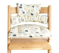 BORDEAG Housse Chaise Haute Bebe, Coussin Chaise Haute Bebe, Coussin Assise Pour Bébé Confortable Pour Hauck Et Stokke Coussins Et Housses, Coussin De Siège Pour Stokke Tripp Trapp