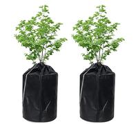 BORDEAG Housses D’Hivernage pour Plantes,Lot de 2 45 * 55cm Sac De Protection pour Pots De Fleurs,Sac Protection Contre Le Gel Hivernal,Housse Hivernage Plante pour Plantes en Pot,Arbustes