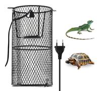 BORDEAG Lampe chauffante pour reptiles avec panier de protection, panier de protection, panier de protection, support de lampe chauffante pour reptiles, lampe chauffante pour reptiles pour lampe