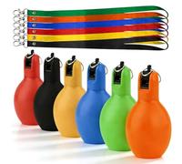 BORDEAG Lot De 3 Sifflet À Main, Sifflets À Main, Sifflets Arbitre avec Cordon Porte-Clés, Sifflets pour Entraîneurs, pour Cours De Sport Entraîneurs De Chien