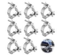 Bordeag Lot De 8 Truss Clamp Crochet De Fixation, Crochets De Fixation Éclairage De Scène, Truss Clamp Pince De Lumière De Scène Pinces En Alliage D'aluminium Pour Éclairage De Scène 28-35mm