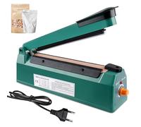Bordeag Machine À Sceller À Chaud 200mm Thermoscelleuse Machine, Machine À Sceller Impulse Scelleuse Thermique Scelleuse De Sacs En Plastique Machine D'Étanchéité Pour Sacs En Plastique
