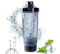 BORDEAG Shaker Électrique: USB Rechargeable, Tritan, Sans BPA, Pour Gym, Bureau Et Voyages (Noir 650ML)