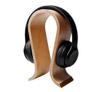 BORDEAG Support De Casque en Boisz,25CM Porte Casque Universel,Support De Casque en Bois,Support Casque Audio,Support Casque Bois pour Bureau,Salon Et comme Cadeau