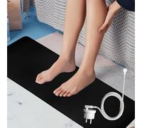 BORDEAG Tapis de sol pour un meilleur sommeil, 25 x 68 cm, noir