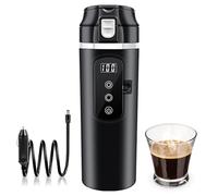 BORDEAG Tasse d'eau Chauffée pour Véhicule 12V/24V 500ml Bouilloire Électrique De Voyage, Bouilloire Électrique pour Voiture Tasse Chauffante De Voiture Bouilloire pour Voiture, Camion