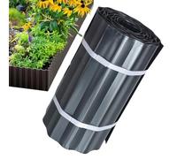 Bordeau De Jardin | Bordeau De Pelouse en Acier Haute Altération, 32,8 Pi De Conception Ondulée Clôtures en Métal Flexibles, 1000 X 15 X 0,3 Cm Jardin en Métal Ondulé, Méta Rouillé pour Parterres De