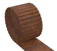 Bordeau De Lit En Métal, Bordure De Pelouse Aménagement Paysager, 1000 X 15 X 0,3 Cm, Bande De Frontière De Jardin, Clôture Ondulée Flexible, Diviseur De Jardin En Plein Air, Pour Le Terrain De Jeu D'