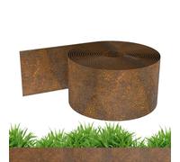 Bordeau pour l'aménagement paysager, bordure de bordure de pelouse, barrière de clôture décorative en métal, résistant aux conditions météorologiques en acier à pression, diviseur de cheminement de ja