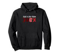 Bordeaux Bordeaux Just A Kid From 198X Bordeaux Bordeaux Sweat à Capuche