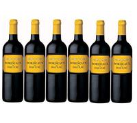 BORDEAUX DE DAUZAC - AOC Bordeaux - Grand Vin Rouge de Bordeaux - 100% Vegan - 6 Bouteilles 0,75l Sélection du Château Dauzac Grand Cru Classé du Médoc