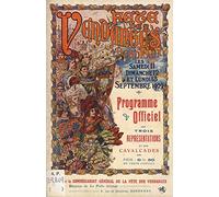 Bordeaux fêtes des vendanges 1999 Affiche Poster Reproduction - Format 50X70 cm Papier 300 GR - Vente du fichier numérique HD Possible Nous Consulter (Boutique : affichevintage.FR)
