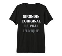Bordeaux Girondin Homme L'original Le Vrai L'unique Girondin T-Shirt Haut de Gamme