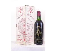 bordeaux puy galion cuvée signe zodiaque balance rouge 1986 - bordeaux
