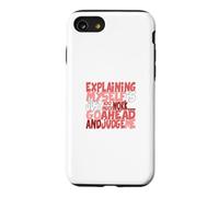 Bordeaux Rouge Bordeaux Couleur Go Ahead & Judge Me Bordeaux Coque pour iPhone SE (2020) / 7/8