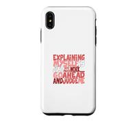 Bordeaux Rouge Bordeaux Couleur Go Ahead & Judge Me Bordeaux Coque pour iPhone XS Max
